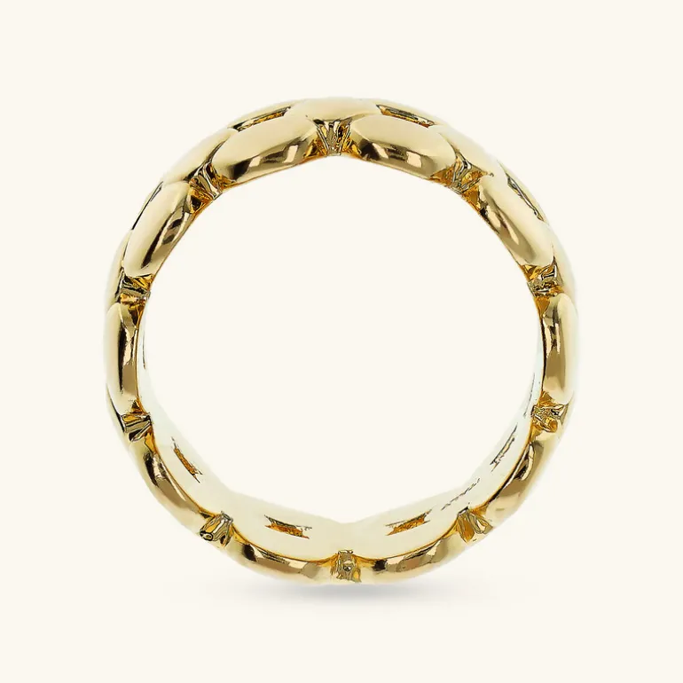 Anello a Fascia Geometrico