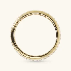 Anello a Fascia Smaltato e Traforato