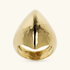 Anello Chevalier a Scudo Martellato