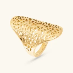 Anello Chevalier Traforato Forma Ovale