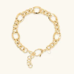 Bracciale Catena Figaro con Maglia Grumetta