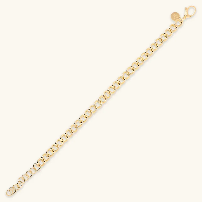 Bracciale Catena Grumetta Superficie Lucida