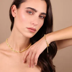 Bracciale Catena Margherita Diamantata