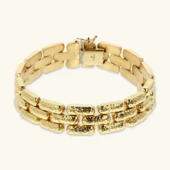 Bracciale Catena Pantera Martellato