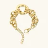 Bracciale Maxi Maglie Ovali a Intreccio