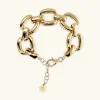 Bracciale Maxi Maglie Quadrate Martellate