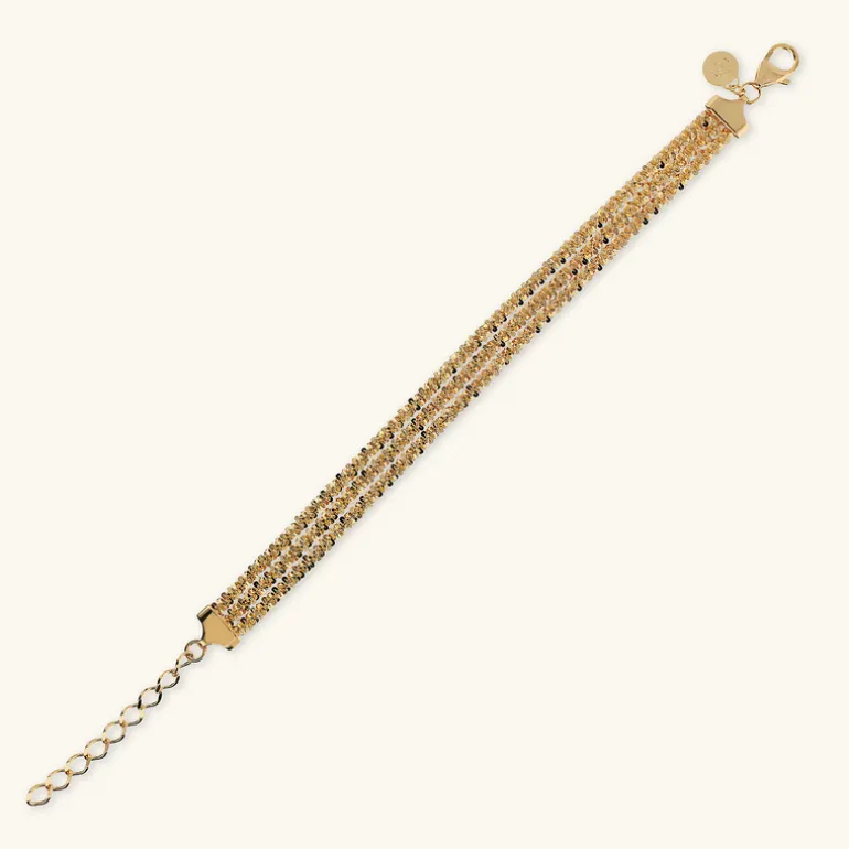 Bracciale Multifilo Catena Margherita