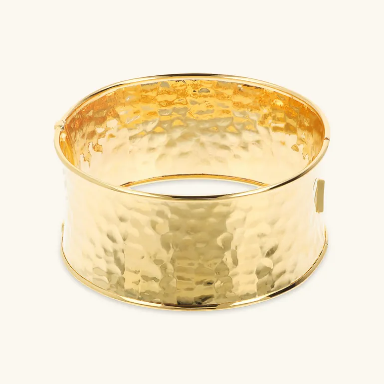 Bracciale Rigido a Fascia Martellato