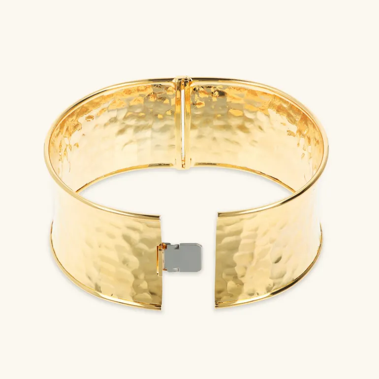 Bracciale Rigido a Fascia Martellato