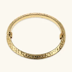 Bracciale Rigido Martellato