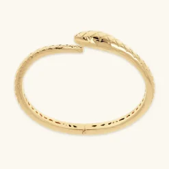 Bracciale Rigido Serpente Martellato