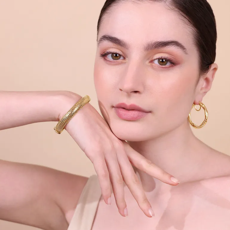 Bracciale Tubogas con Superficie Lavorata