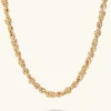 Collana Catena Corda con Rondelle