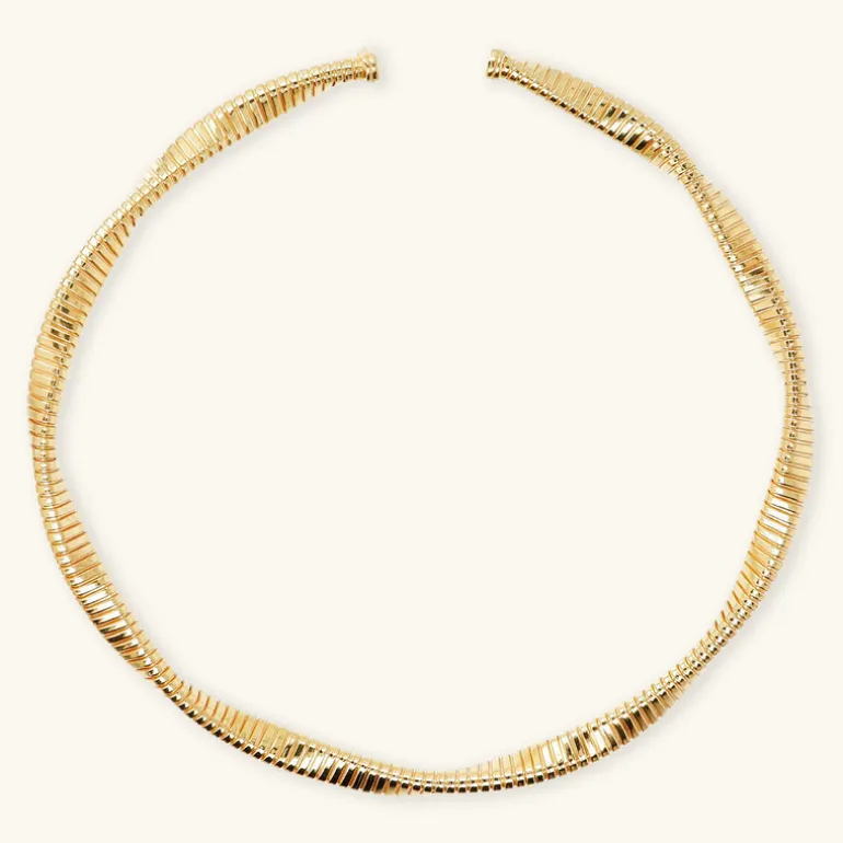 Collana Choker Tubogas Ritorto