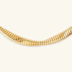 Collana Choker Tubogas Ritorto