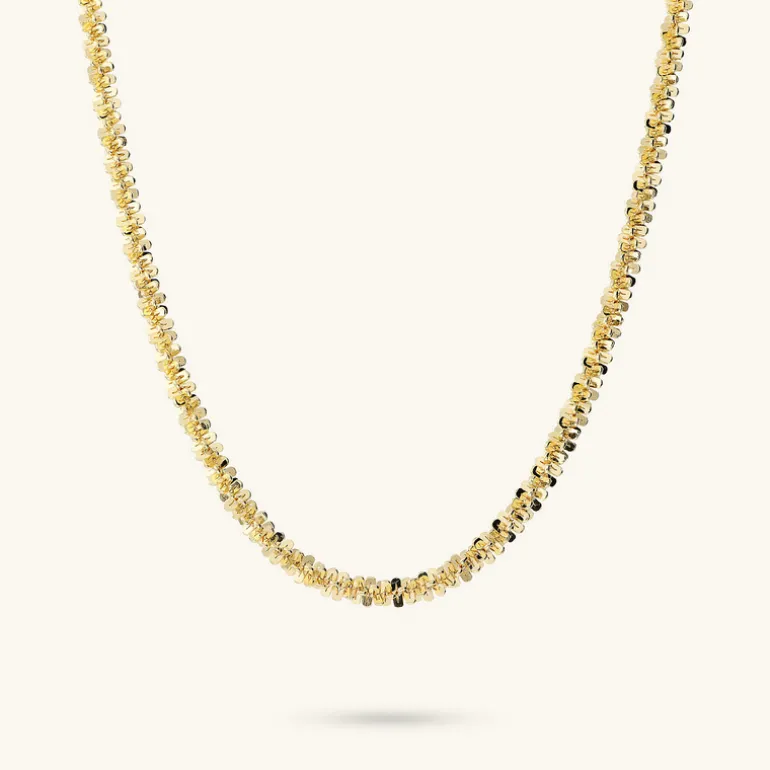 Collana Girocollo Catena Margherita Diamantata