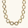 Collana Girocollo Maxi Maglie Quadrate Martellate