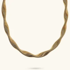 Collana Girocollo Tubogas Ritorta