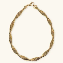 Collana Girocollo Tubogas Ritorta